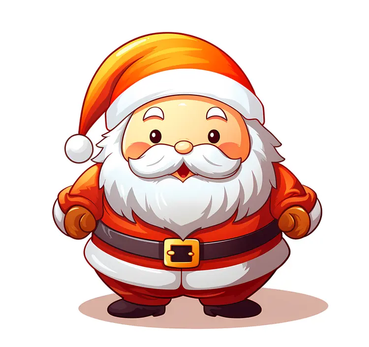 Cute Santa Claus Illustration
