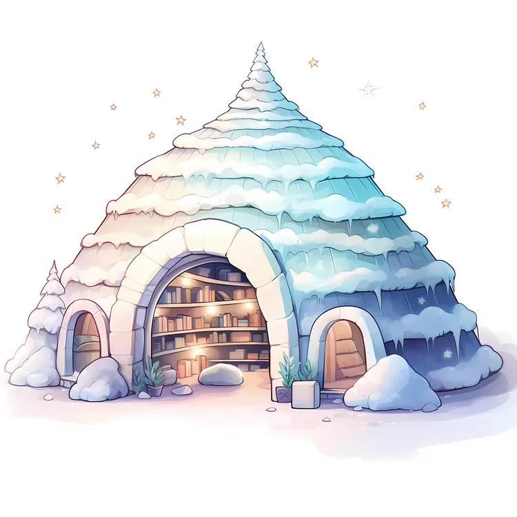 Cozy Snowy Igloo