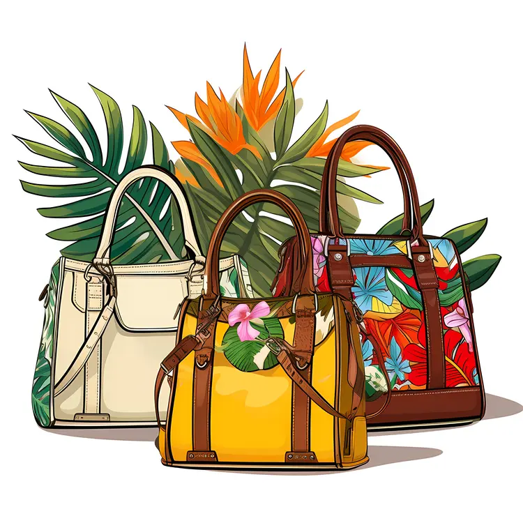 Tropical Floral Handbags for Summer Style