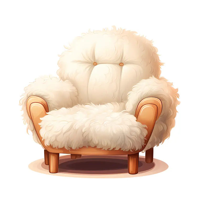 Fluffy Armchair