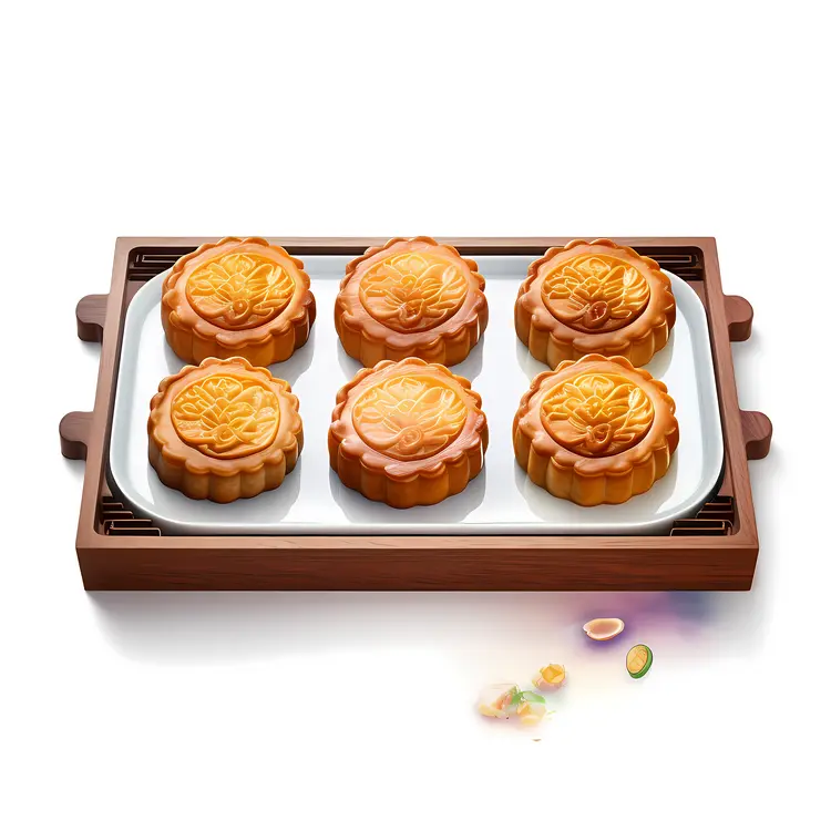 Traditional Mooncakes for Mid-Autumn Festival