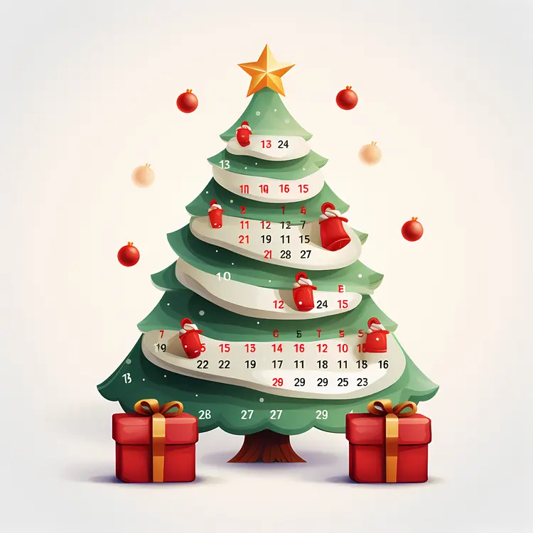 Christmas Countdown Tree