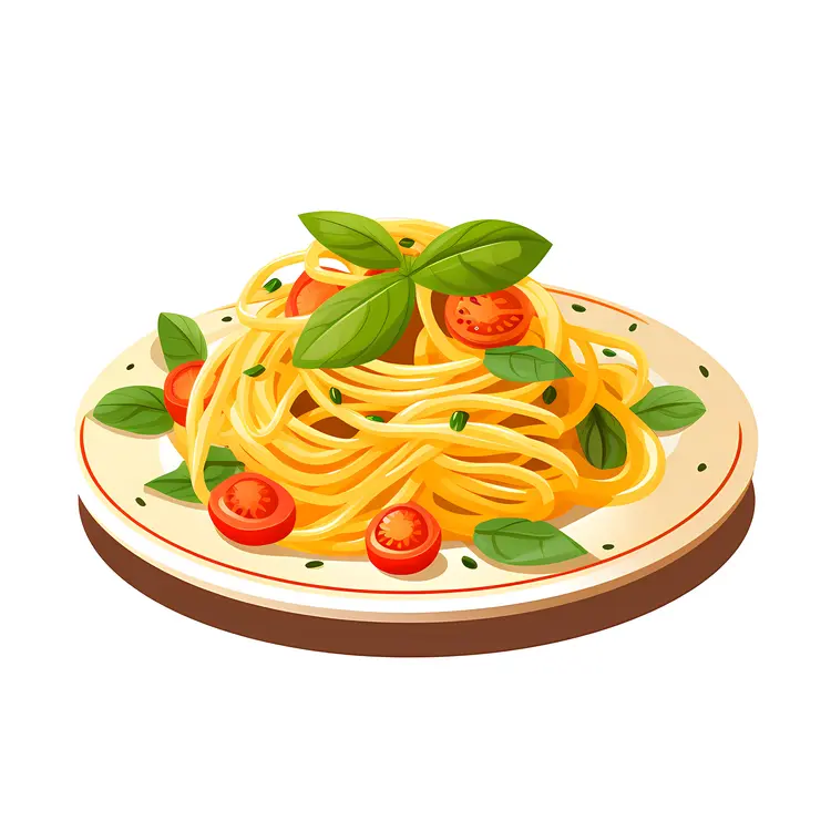 Delicious Spaghetti with Tomatoes and Basil