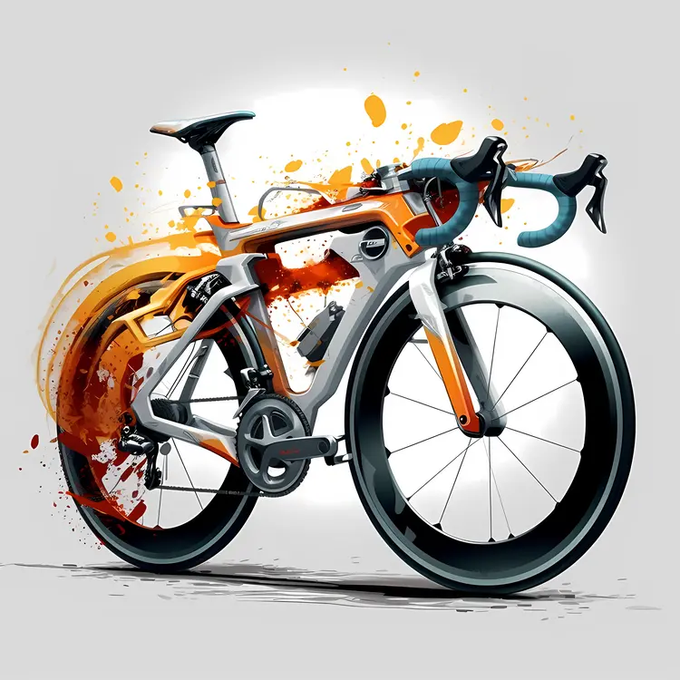 Modern Futuristic Bicycle