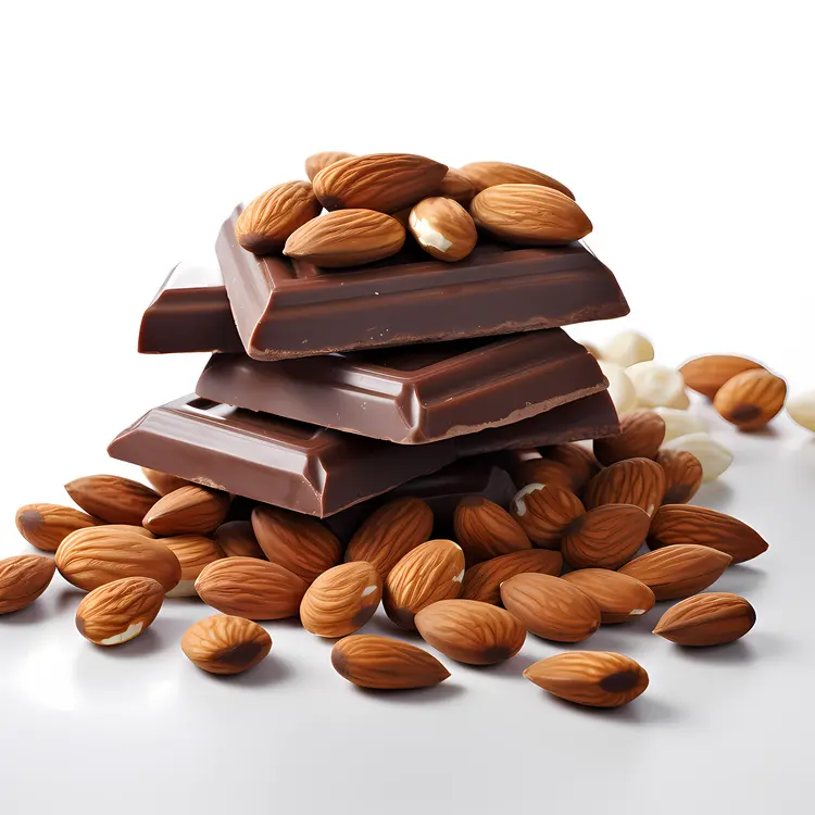 Chocolate Bars with Almonds