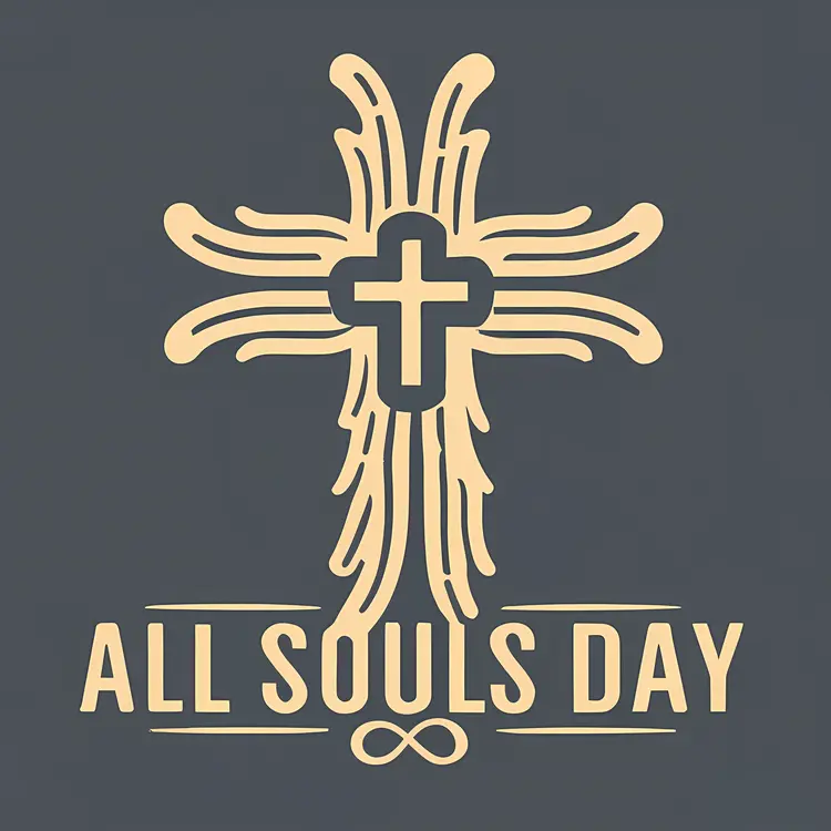 All Souls Day with Ornate Cross