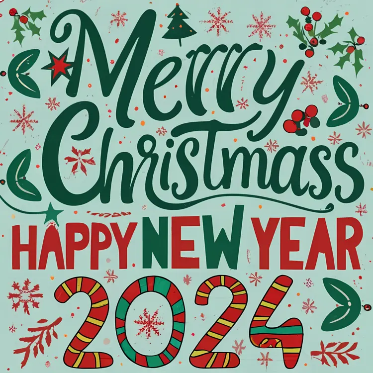Merry Christmas and Happy New Year 2024