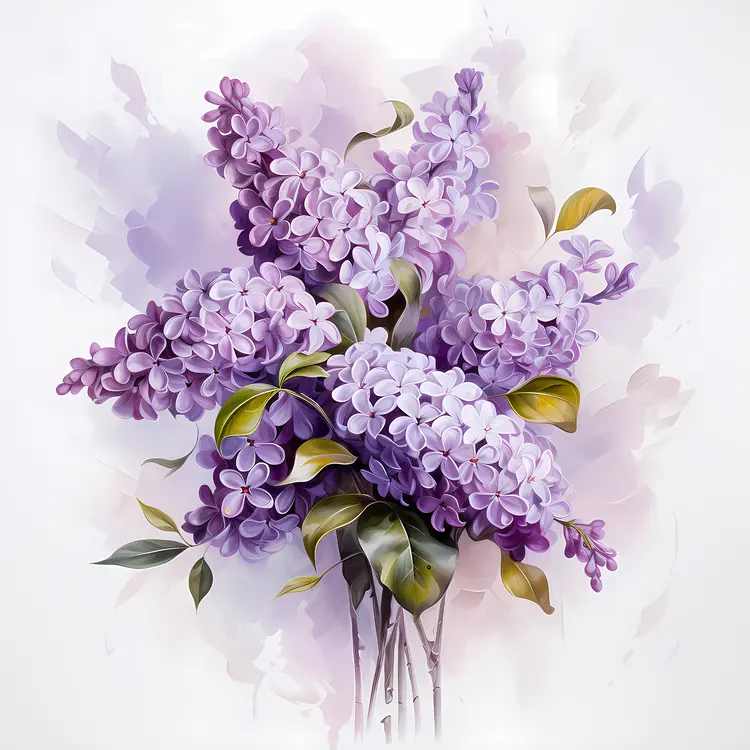 Beautiful Purple Lilac Flowers