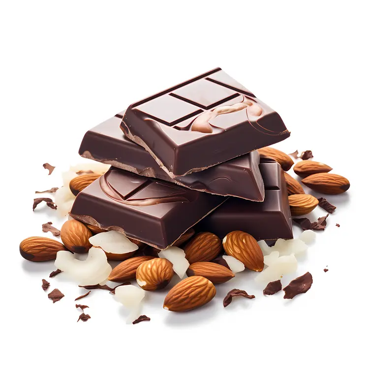 Scrumptious Chocolate Bars with Almonds
