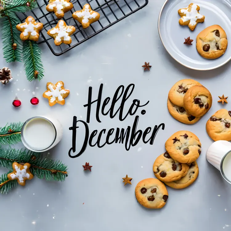 Hello December with Festive Cookies