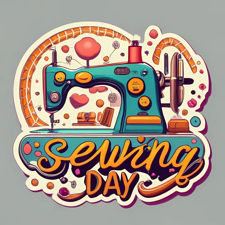 Cute Sewing Machine for Sewing Day