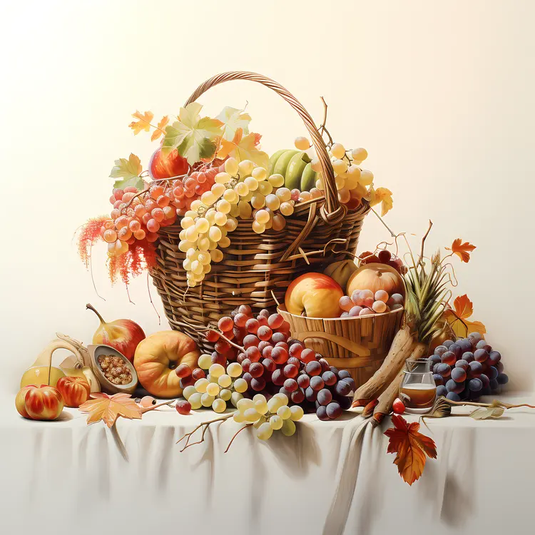 Autumn Harvest Fruit Basket