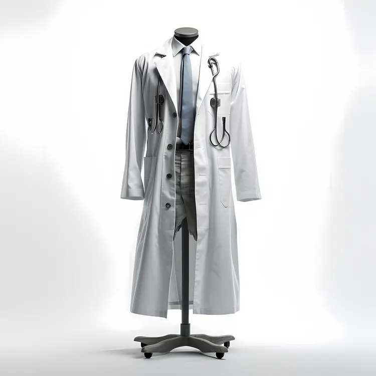 Doctor's Coat with Stethoscope