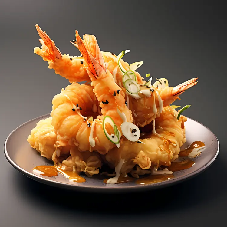 Tempura Shrimp with Creamy Sauce