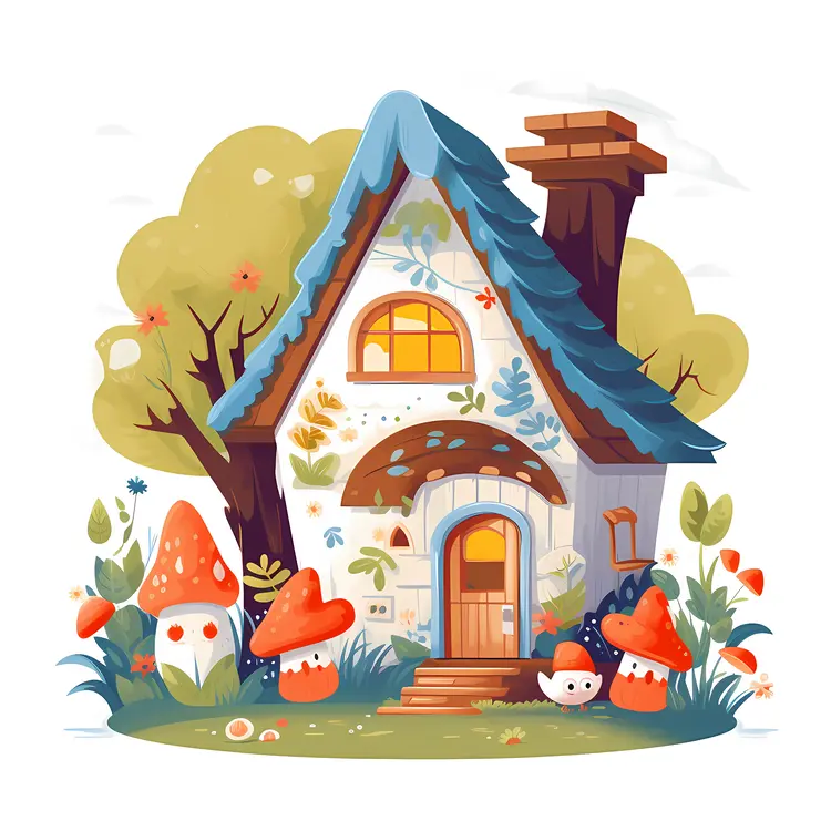 Small Cute Doodle House