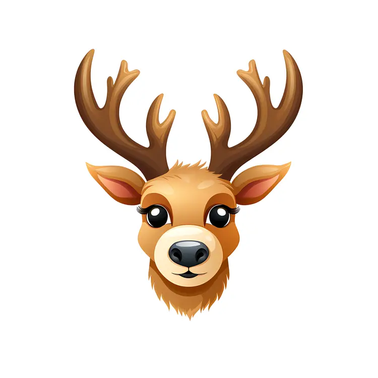 Cute Reindeer Cartoon