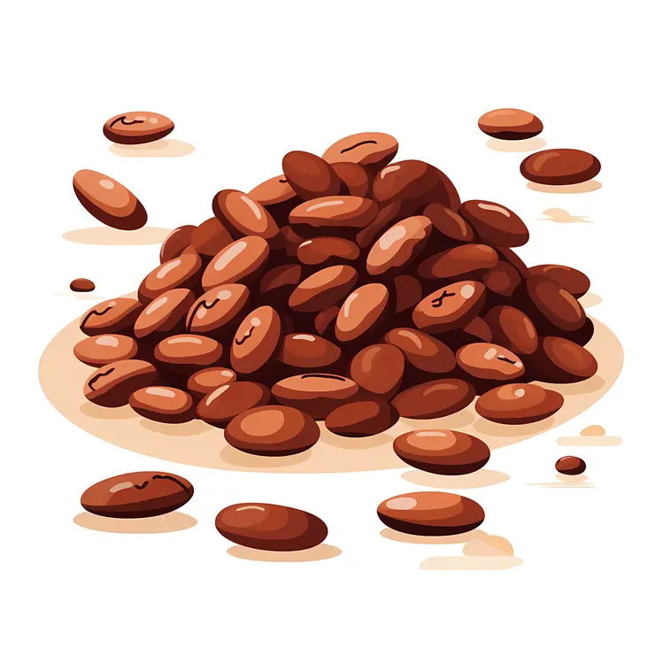 Dark Beans Illustration