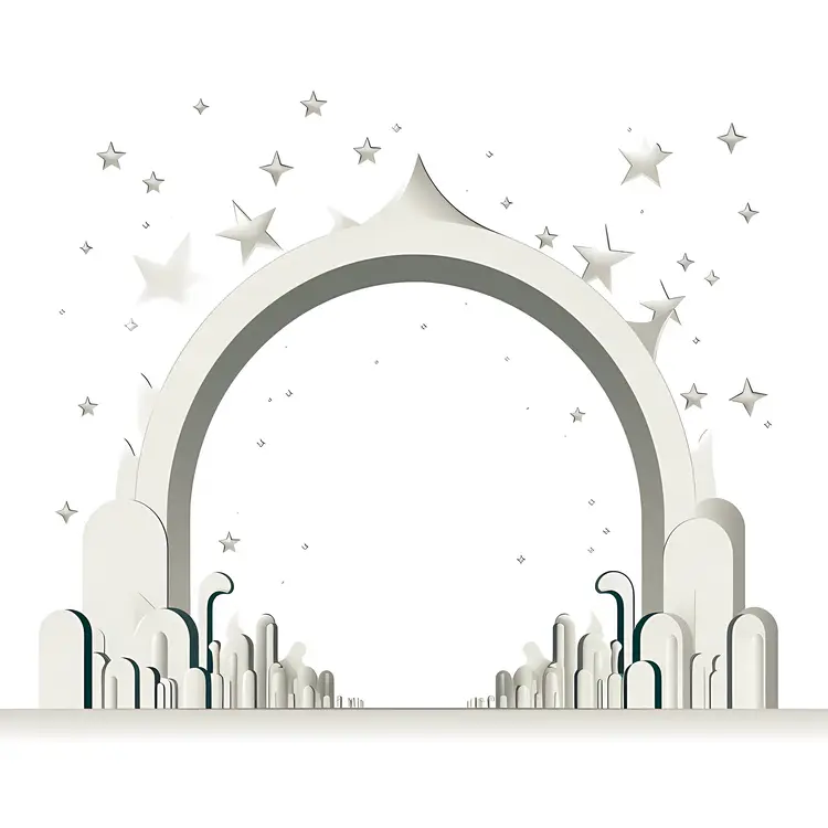 Elegant Archway with Stars