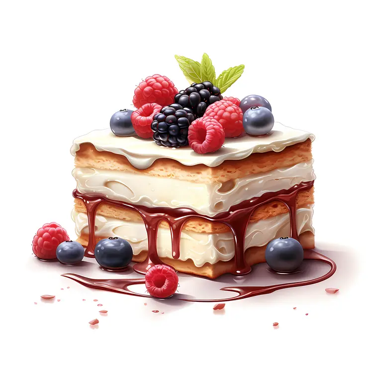 Berry Drizzle Cake