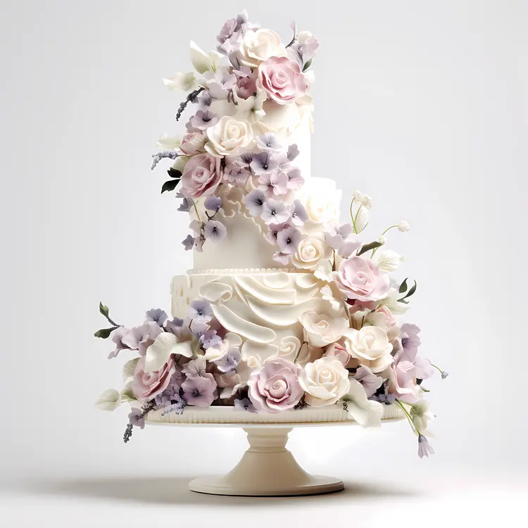 Elegant Floral Cake