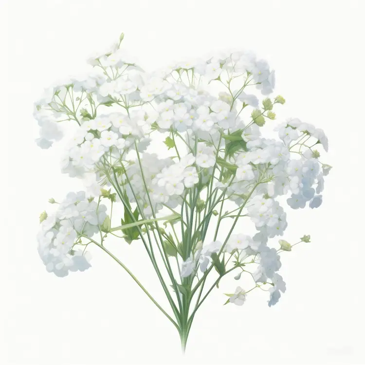 Delicate Baby's Breath White Flowers