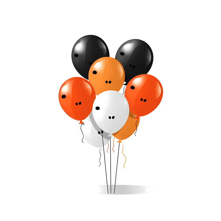 Simple Halloween Balloons for Festive Decorations