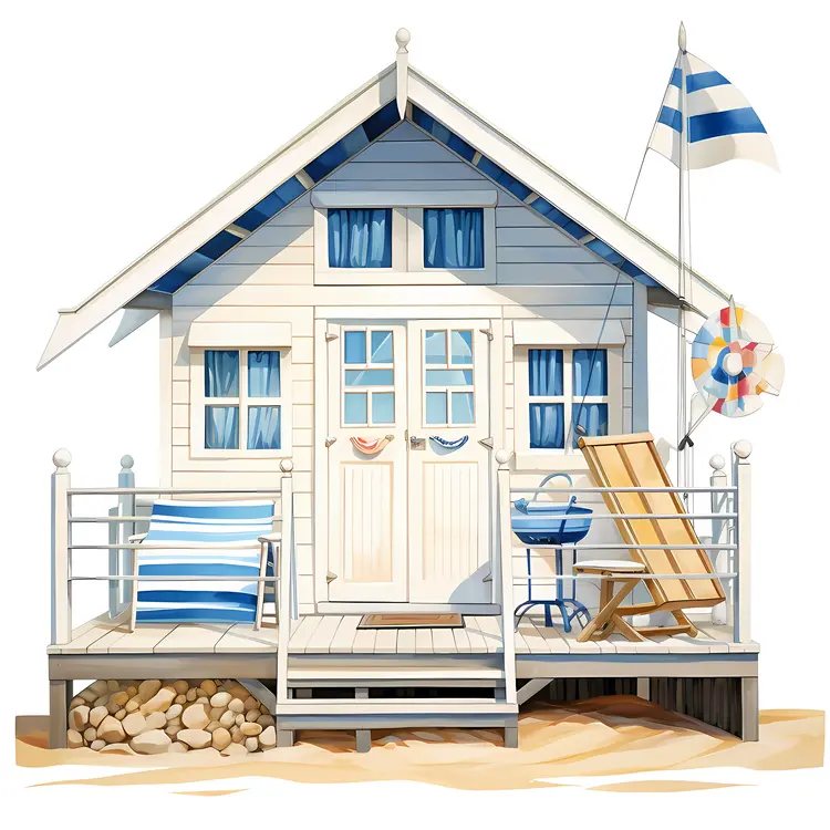 Small cute doodle house