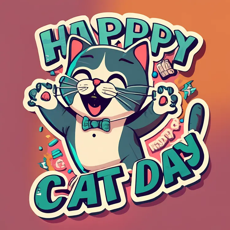 Happy Cat Day Celebration