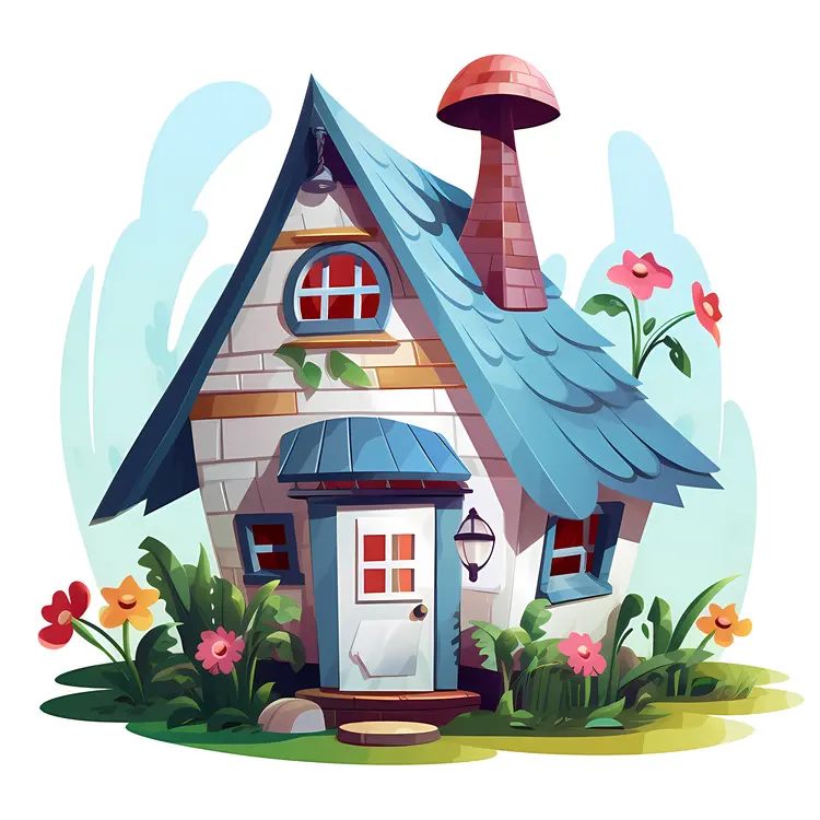 Small Cute Doodle House