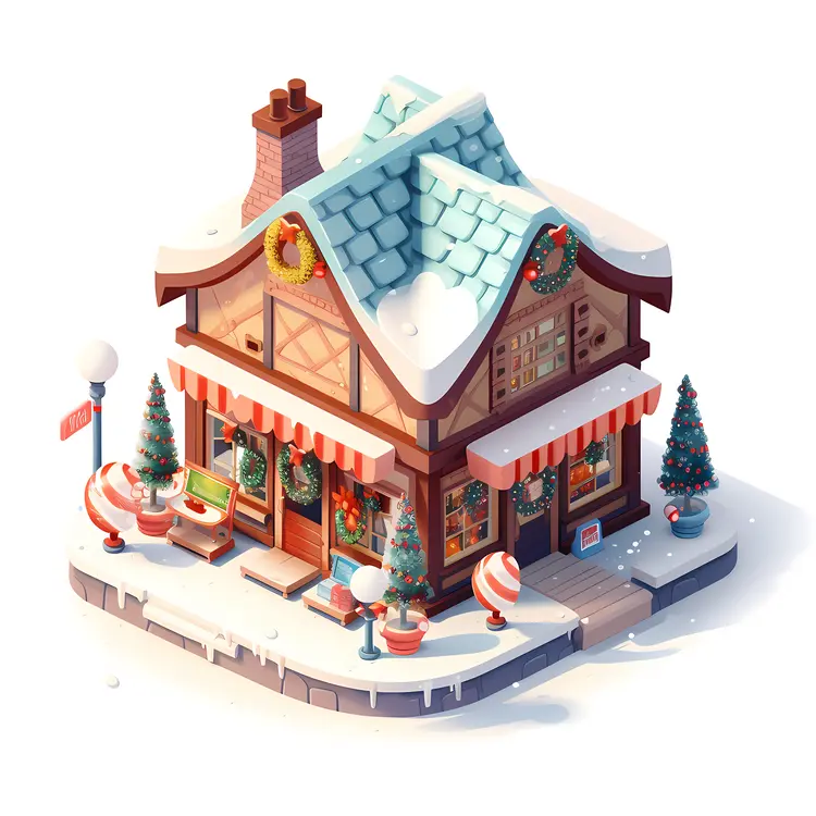 Small cute doodle house