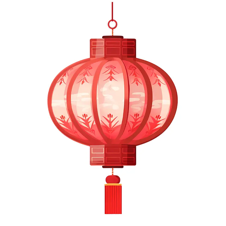 Traditional Red Lantern for Chinese New Year