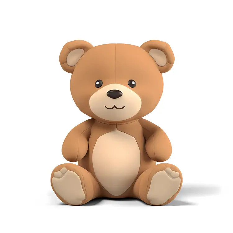 Cute Brown Teddy Bear Plush Toy