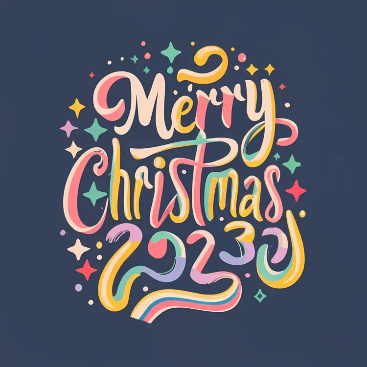 Merry Christmas 2023 Text