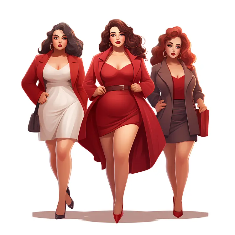 Confident Women in Stylish Outfits