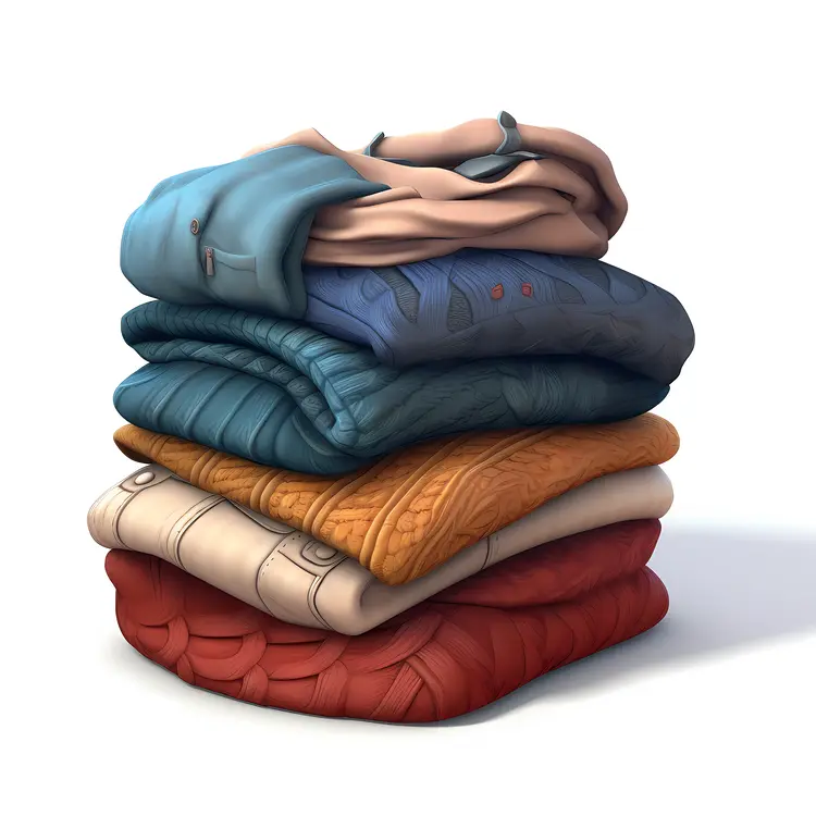 Pile of Folded Clothes