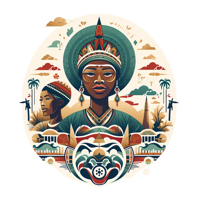 Cultural Portrait of a Woman