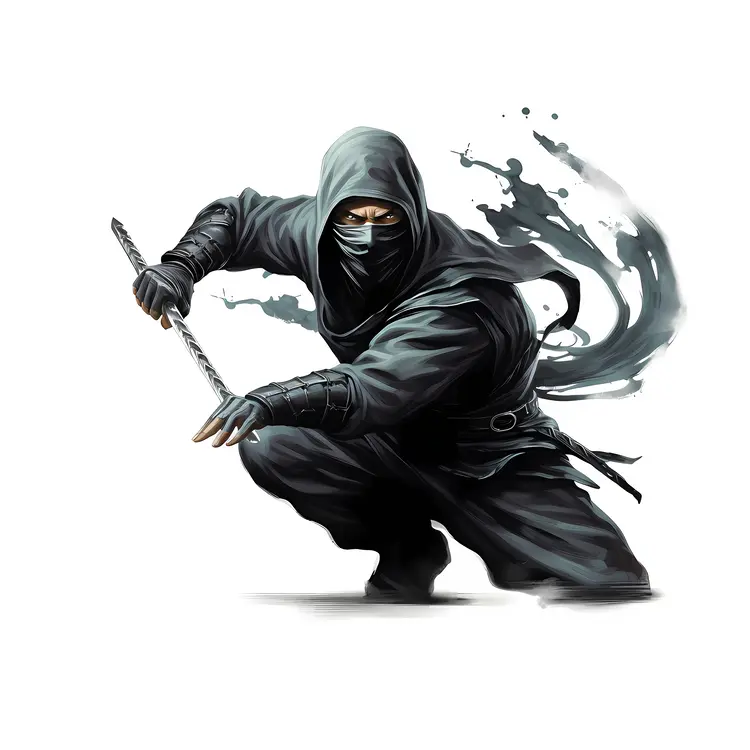 Ninja with Staff