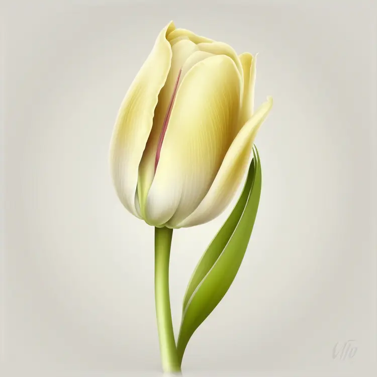 Beautiful Yellow Tulip Flower