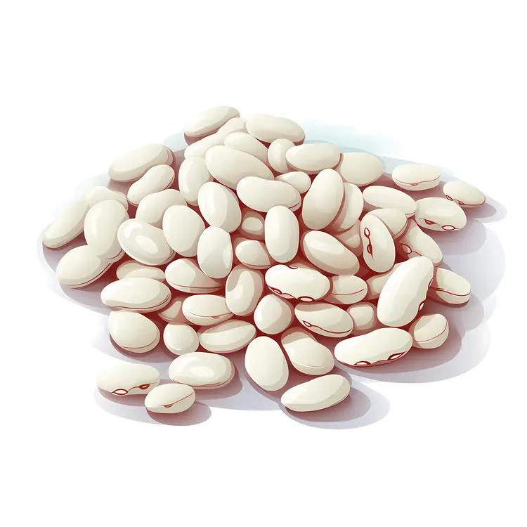 White Beans Illustration