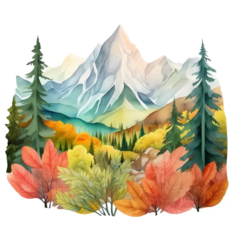 Autumn Mountain Landscape