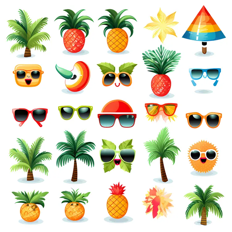 Summer Vacation Icons