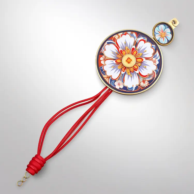 Beautiful Chinese Knot with Floral Design