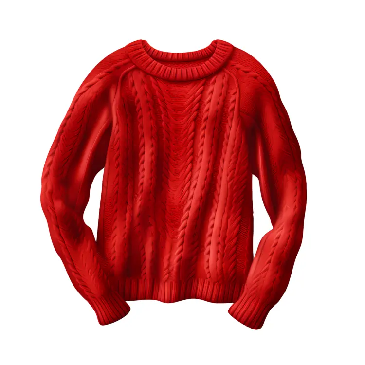 Red Knit Sweater