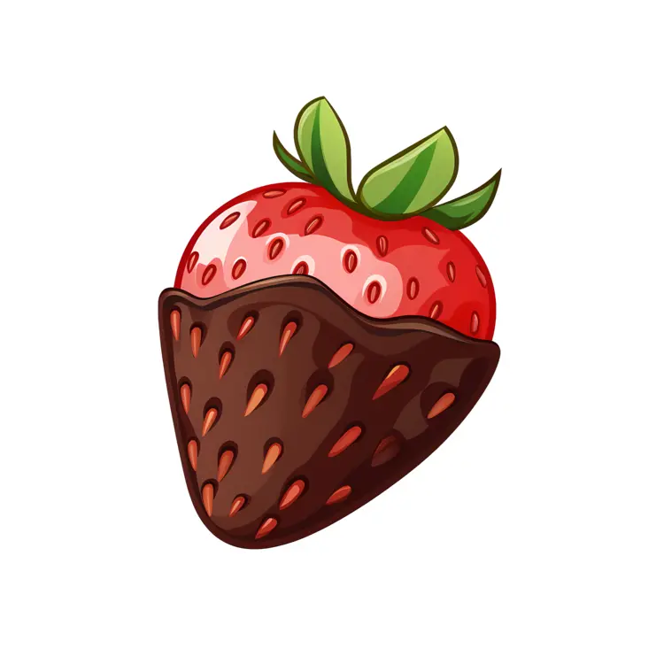 Strawberry with Chocolate Coating