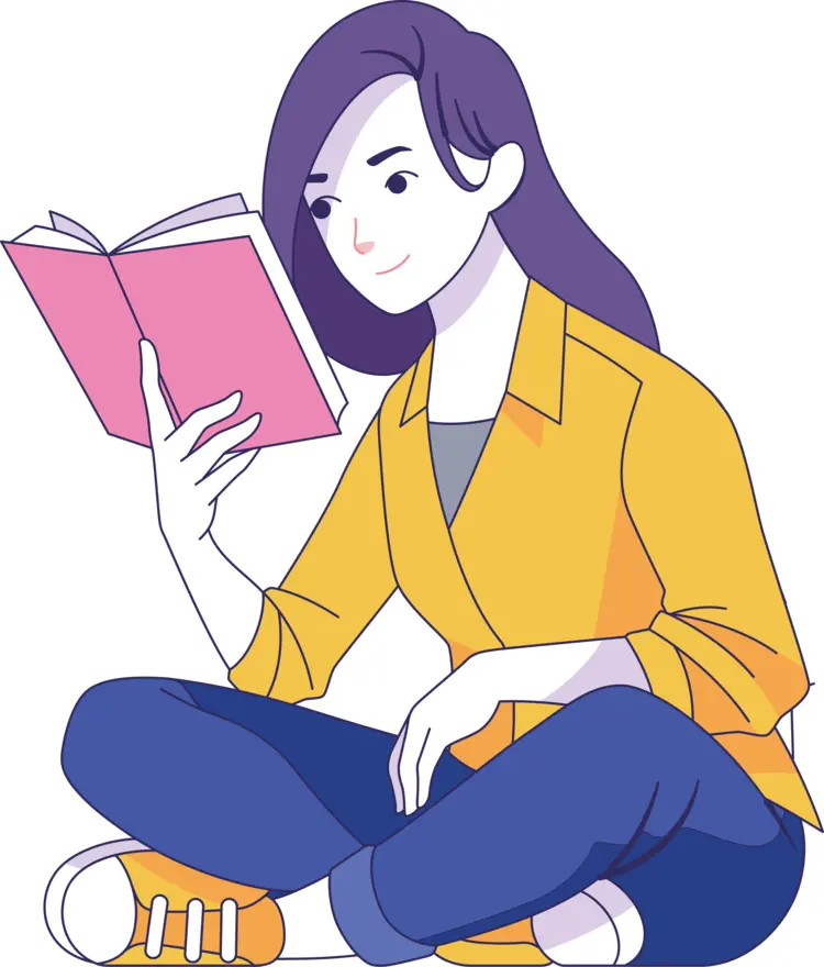 Girl Reading a Book