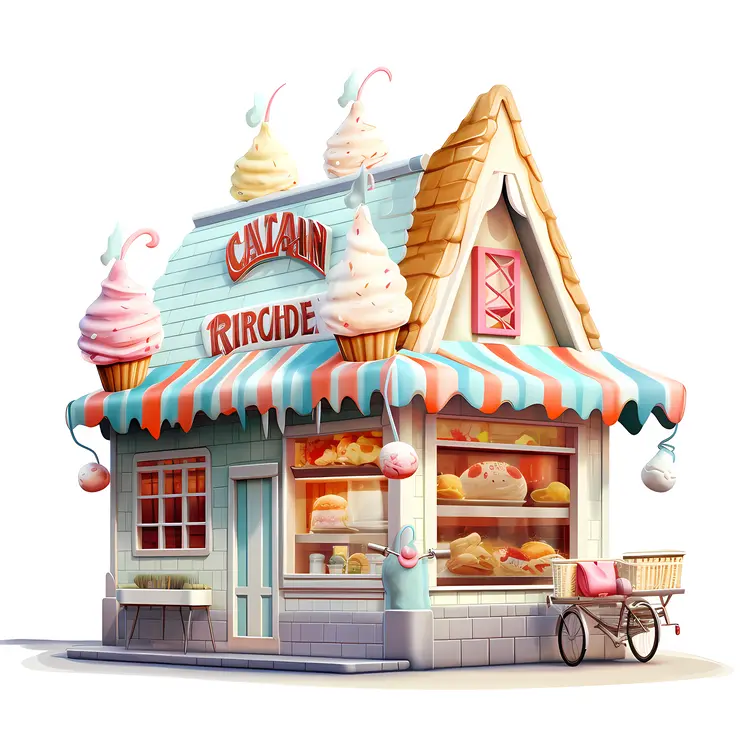Whimsical Ice Cream House