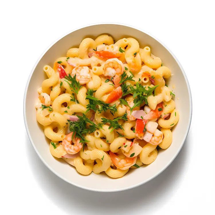Shrimp Macaroni with Fresh Herbs