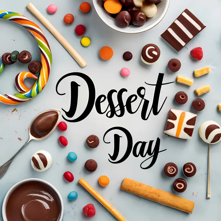 Colorful Sweets for Dessert Day