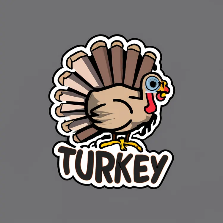Cartoon Turkey for Thanksgiving