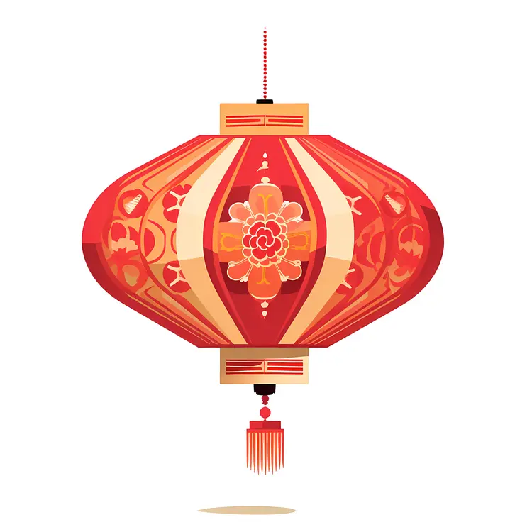 Decorative Red Lantern for Chinese New Year